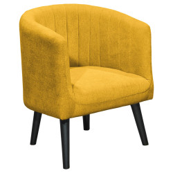 Livetastic KOKTEJLOVÉ KŘESLO, textil, žlutá