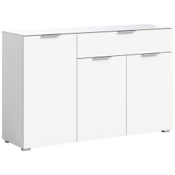 Livetastic KOMODA, bílá, 135/86/40 cm