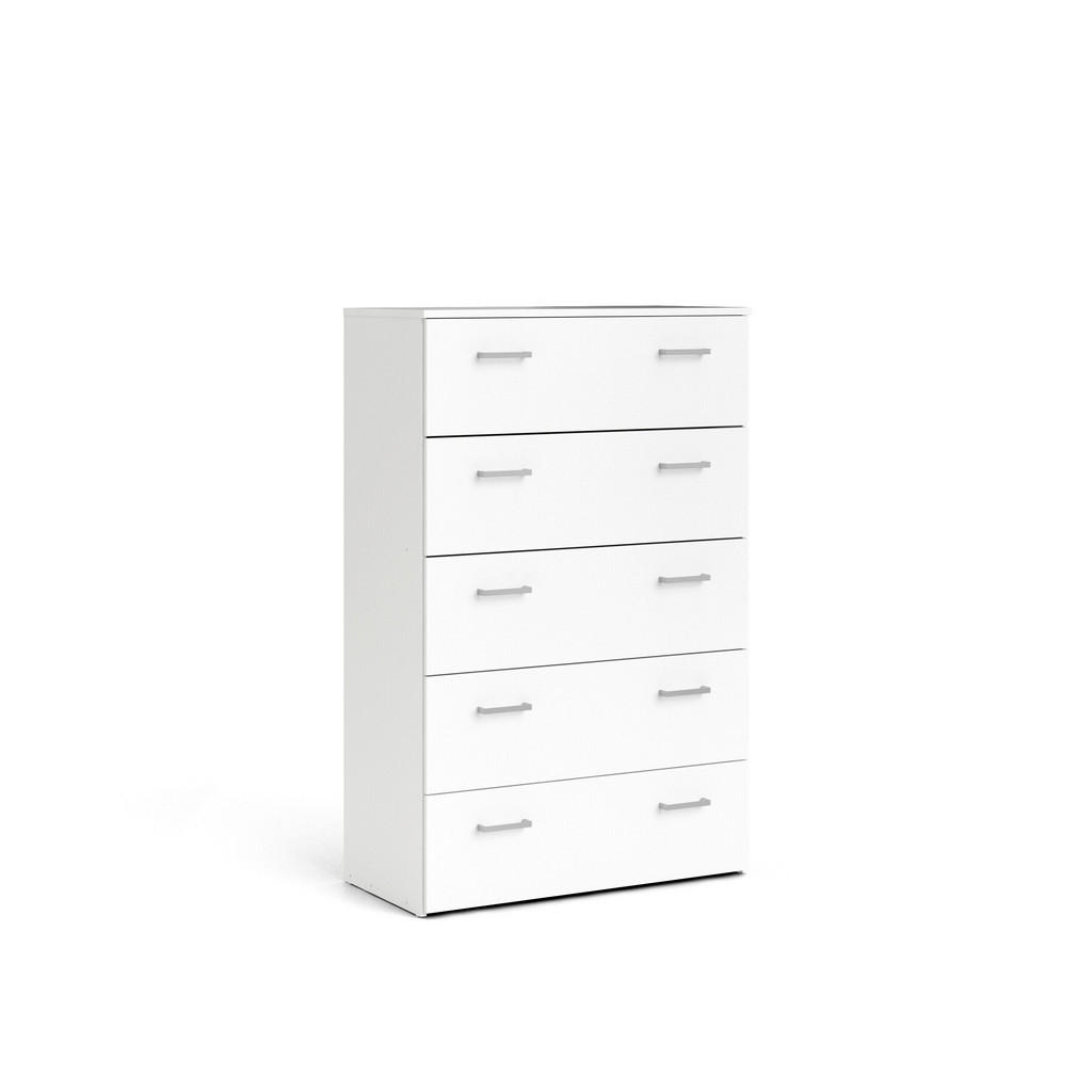 Livetastic KOMODA, bílá, 74,1/114,7/36 cm