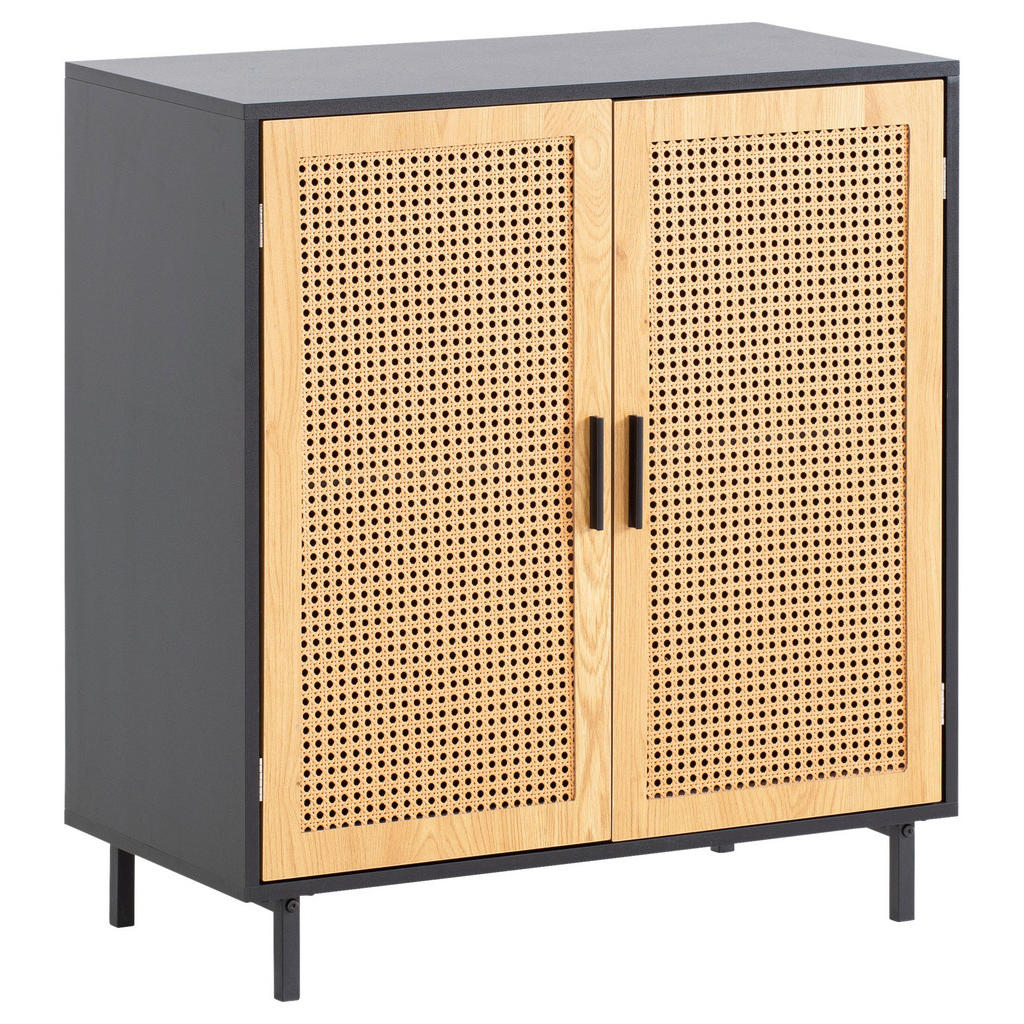 Livetastic KOMODA, černá, 80/86,5/40 cm