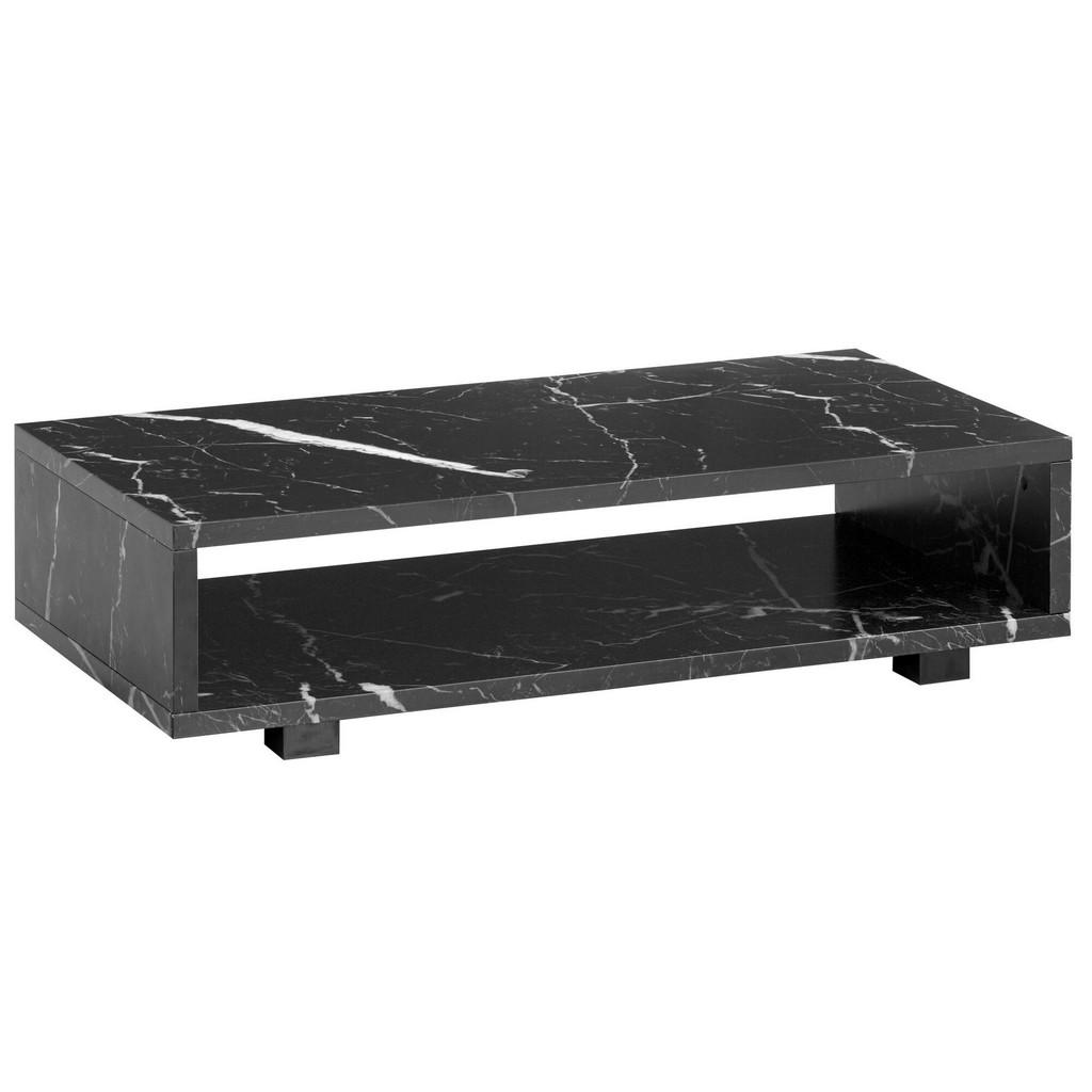 Livetastic KONFERENČNÍ STOLEK, černá, kompozitní dřevo, 100/50/25 cm