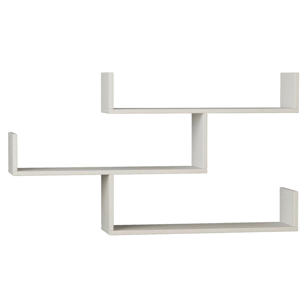 Livetastic NÁSTĚNNÝ REGÁL, bílá, 120/67/22 cm