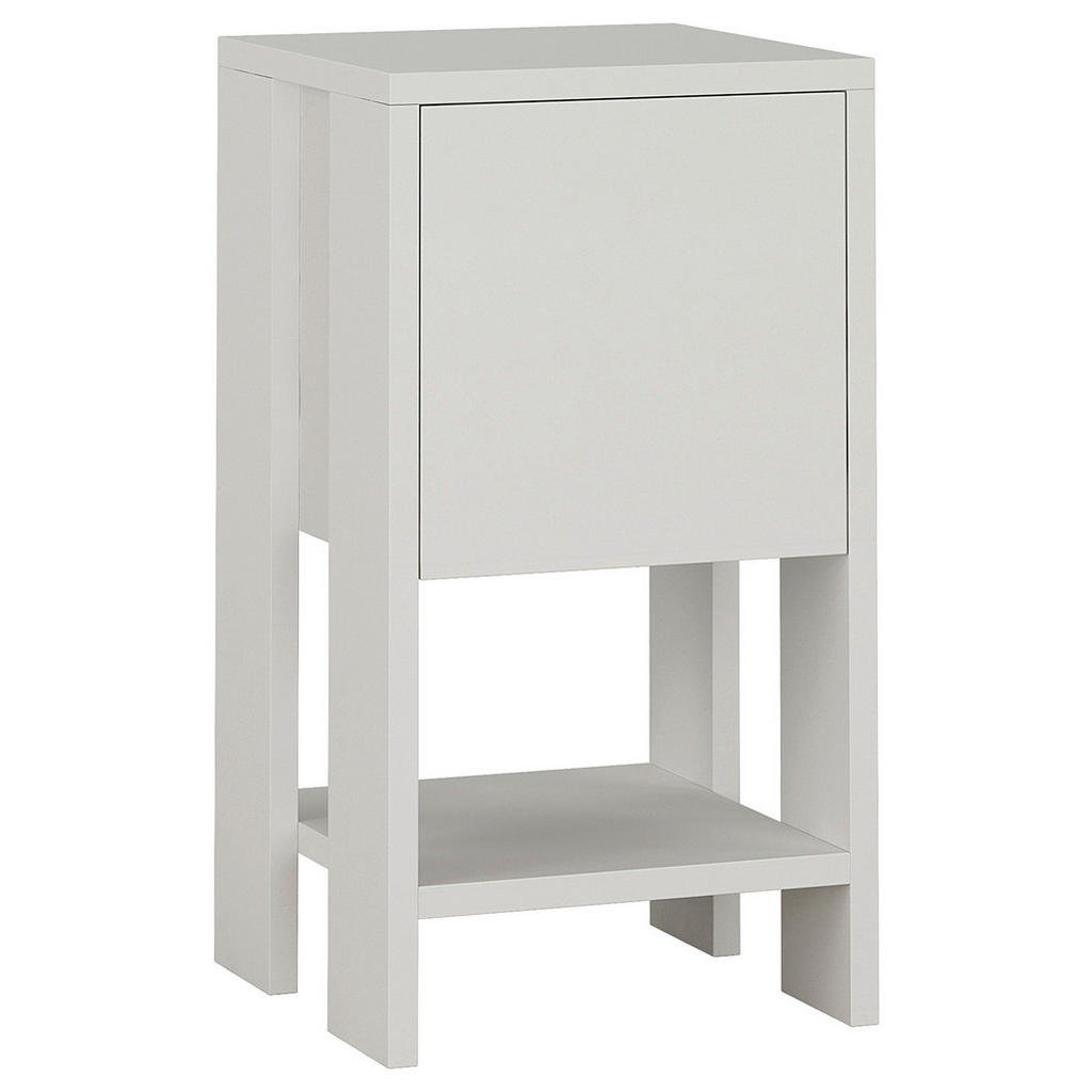 Livetastic NOČNÍ STOLEK K POSTELI, bílá, 30/55/30 cm