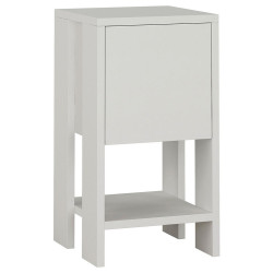 Livetastic NOČNÍ STOLEK K POSTELI, bílá, 30/55/30 cm