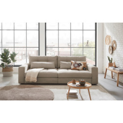 Livetastic POHOVKA BIG SOFA, textil, pískové barvy