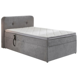 Livetastic POSTEL BOXSPRING, 120/200 cm, světle šedá