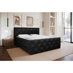 Livetastic POSTEL BOXSPRING, 160/200 cm, černá