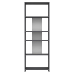Livetastic REGÁL, antracitová, šedá, 56,9/160/25 cm