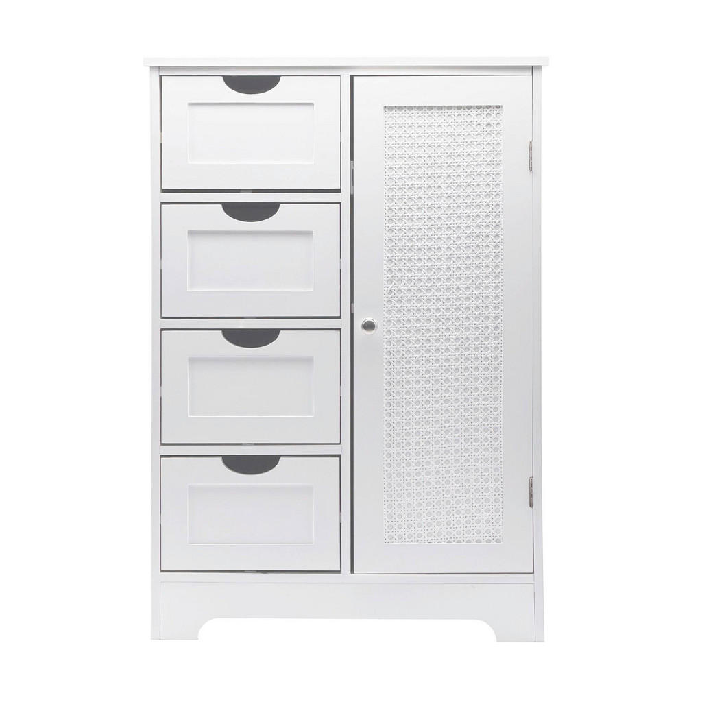 Livetastic REGÁL, bílá, 55/80/30 cm