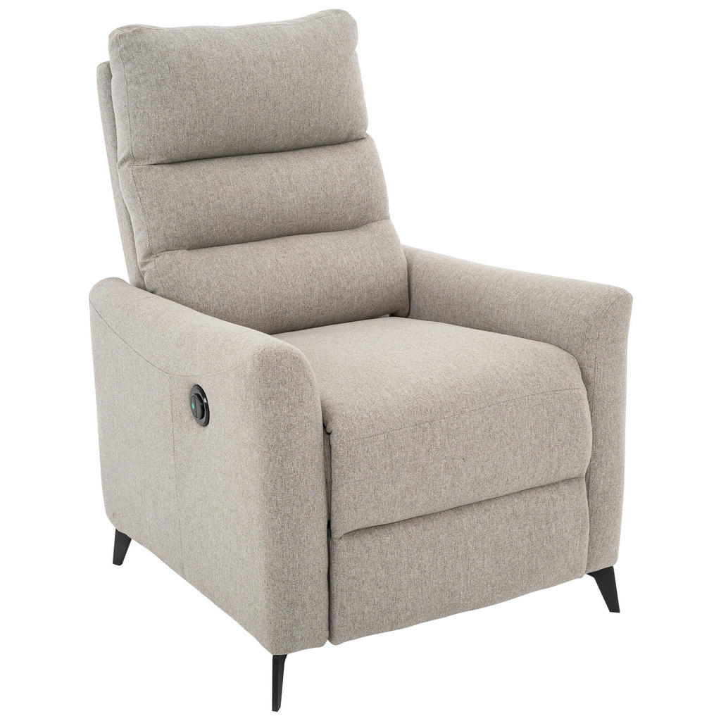 Livetastic RELAXAČNÍ KŘESLO, kov, textil, šedá, černá