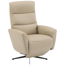 Livetastic RELAXAČNÍ KŘESLO, textil, kůže, šedohnědá