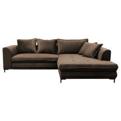 Livetastic ROHOVÁ ROZKLÁDACÍ POHOVKA, textil, hnědá