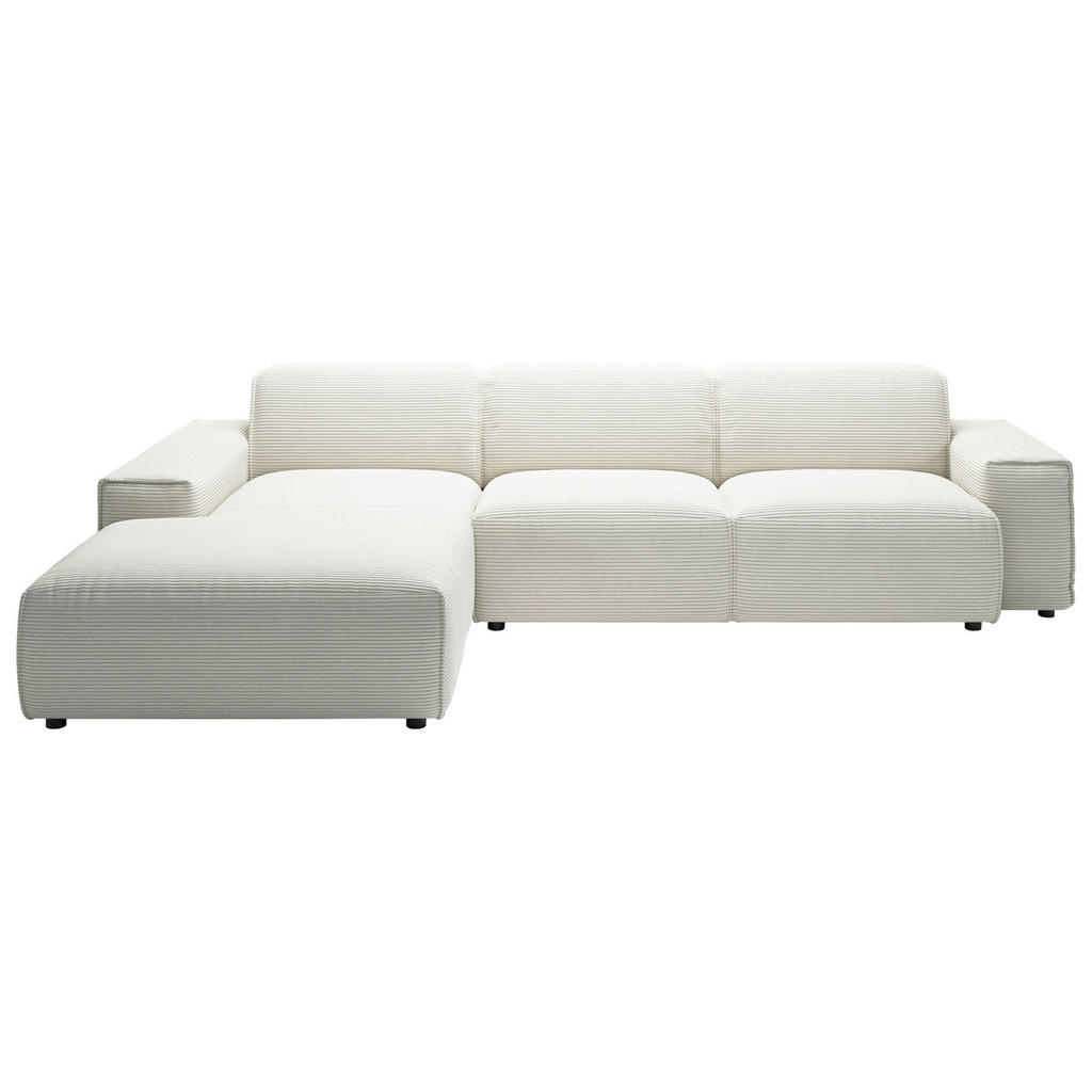 Livetastic ROHOVÁ SEDAČKA, textil, bílá