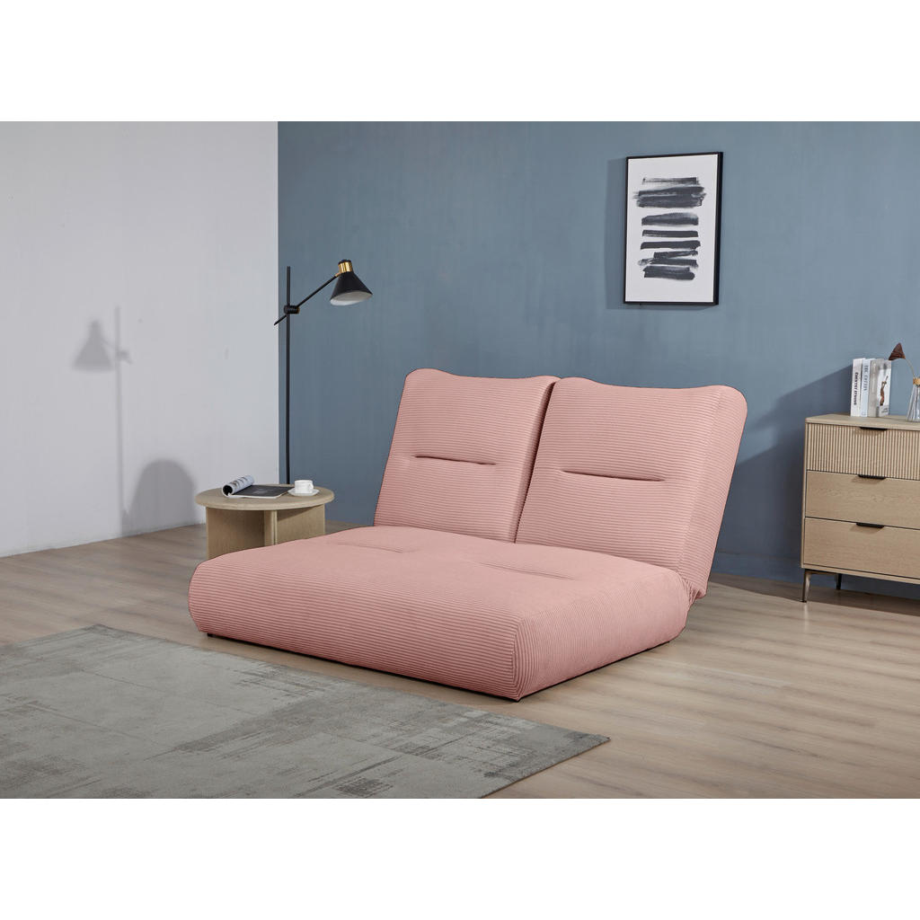 Livetastic ROZKLÁDACÍ POHOVKA, textil, starorůžová