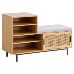 Livetastic ŠATNÍ LAVICE, barvy dubu, 120/75,5/40 cm