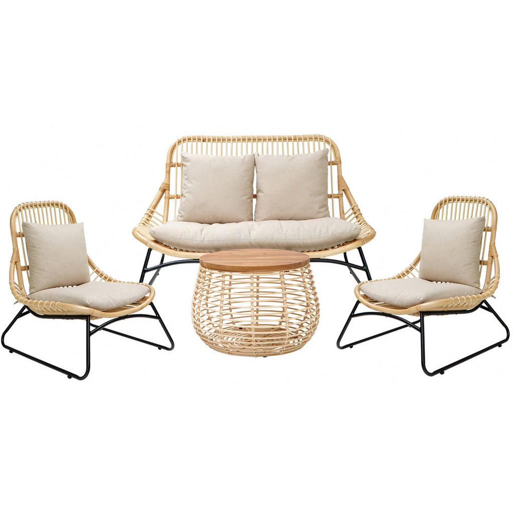 Livetastic SEDACÍ SESTAVA, dřevo, přírodní materiály, přírodní barvy