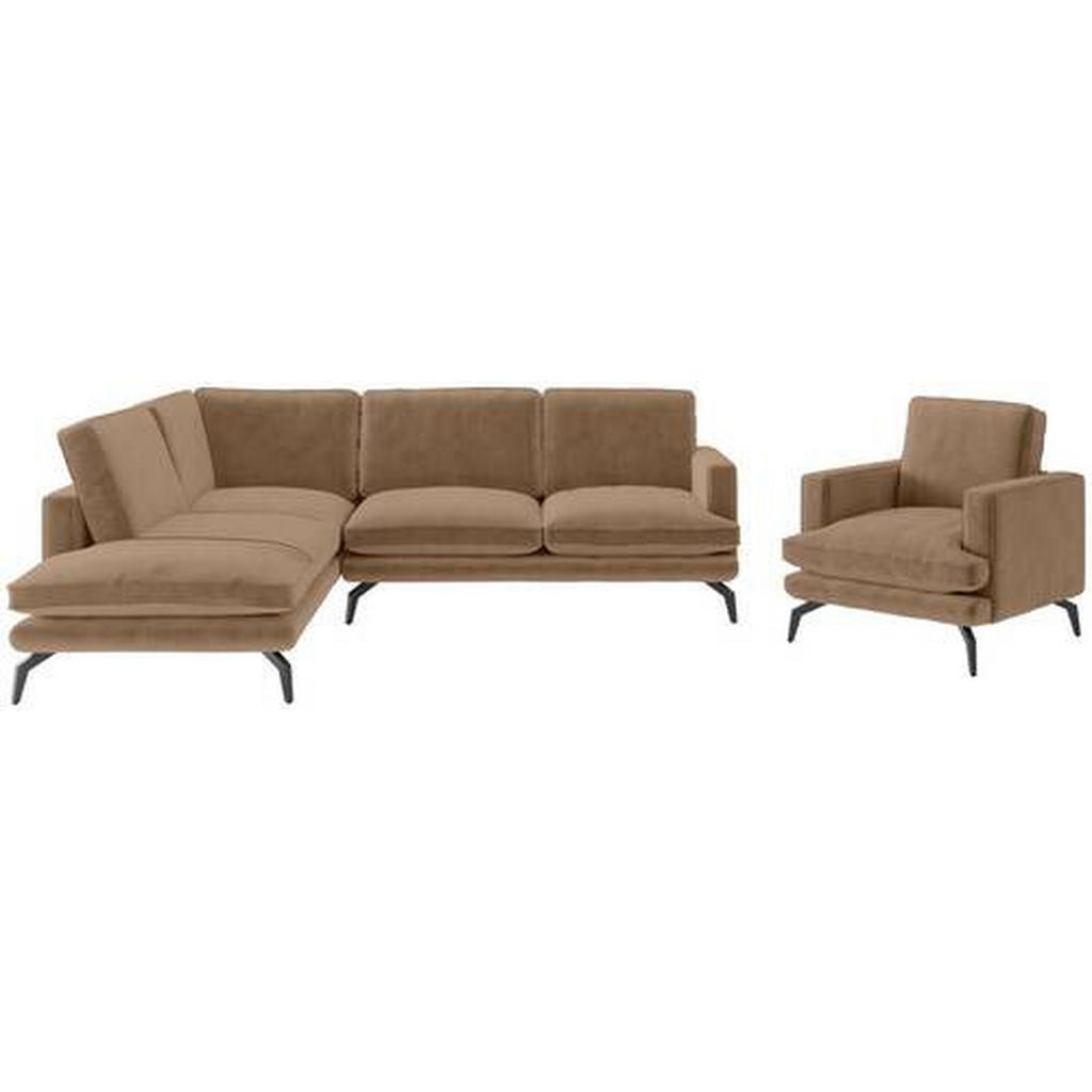 Livetastic SEDACÍ SESTAVA, textil, hnědá