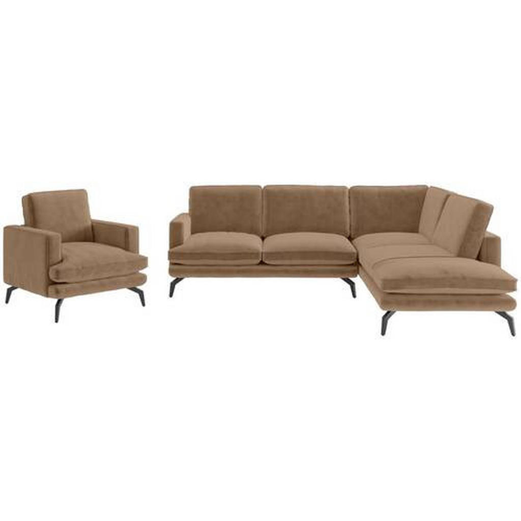 Livetastic SEDACÍ SESTAVA, textil, hnědá