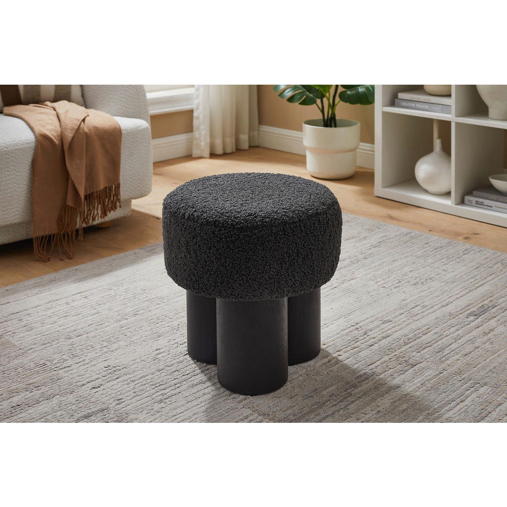 Livetastic TABURET, textil, kompozitní dřevo,