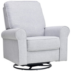 Livetastic TELEVIZNÍ KŘESLO, textil, bílá