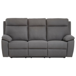 Livetastic TŘÍMÍSTNÁ POHOVKA, dřevo, textil, šedá