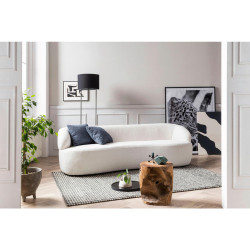 Livetastic TŘÍMÍSTNÁ POHOVKA, textil, bílá