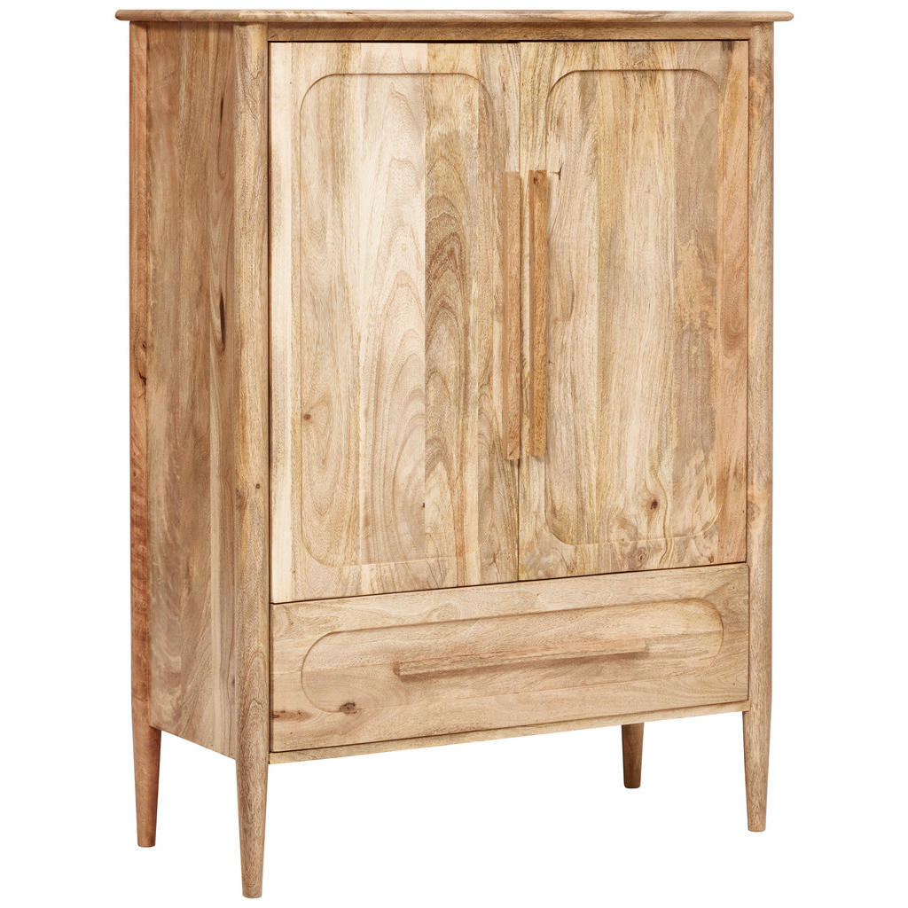 Livetastic VYSOKÁ KOMODA, mangové dřevo, přírodní barvy, 90/120/40 cm