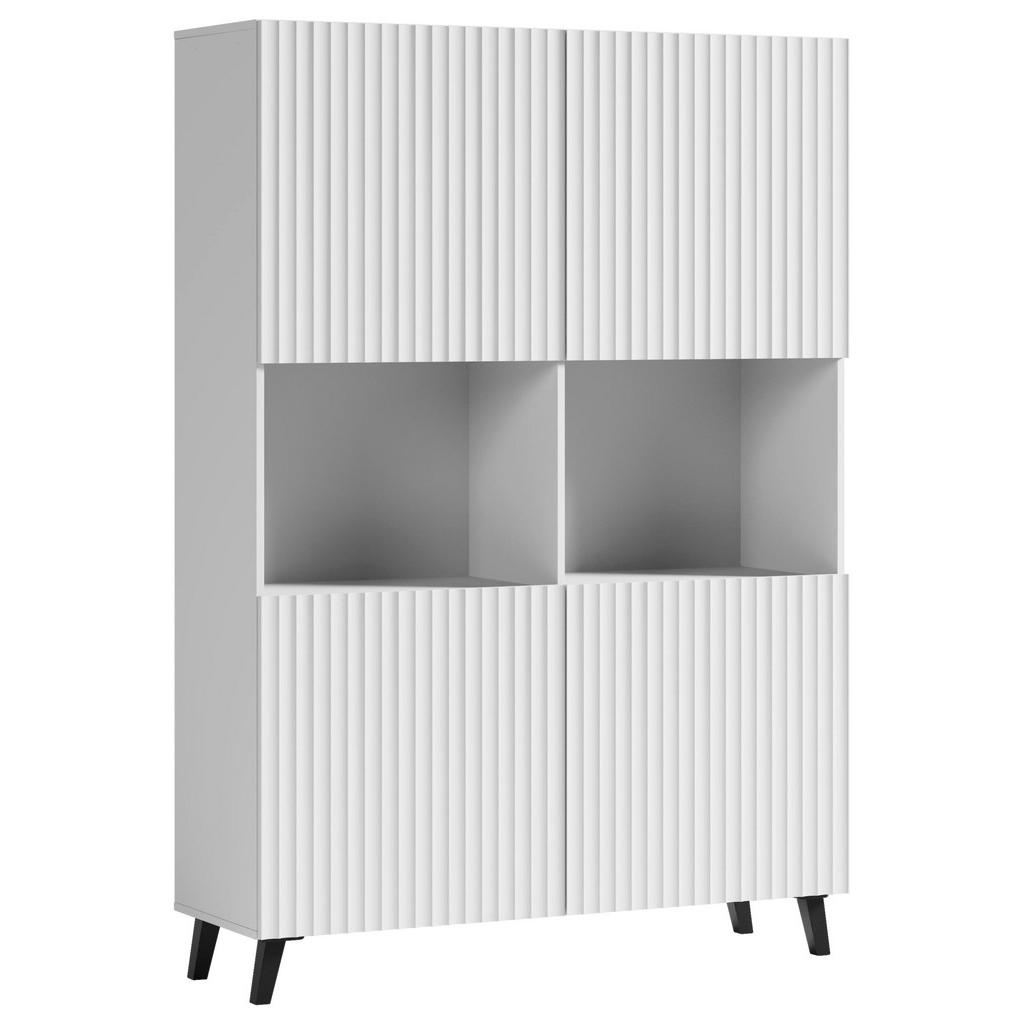Livetastic VYSOKÁ KOMODA, bílá, 120/172/39 cm