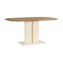 Lomoco JÍDELNÍ STŮL, akácie, krémová, barvy akácie, 160/95/76 cm