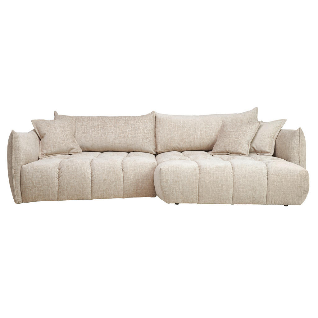Lomoco ROHOVÁ SEDAČKA, textil, béžová