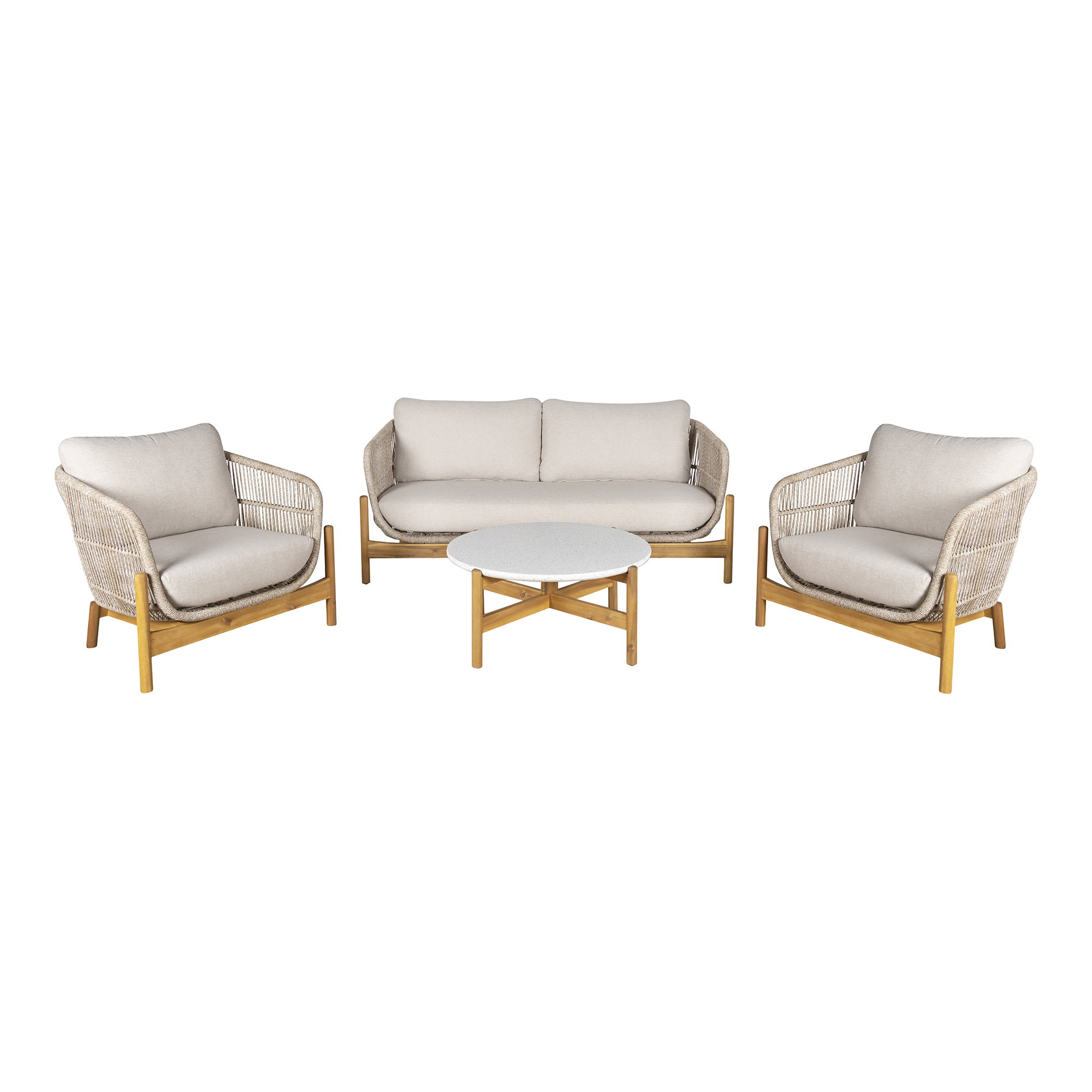 Lounge set Terracina, béžový - House Nordic