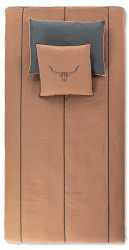 Ložní set 120x200cm falko - béžová/šedá