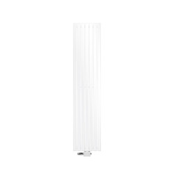 LuxeBath KOUPELNOVÉ těleso Stella 370x1800 mm, bílé, s univerzálním ventilem