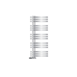 LuxeBath KOUPELNOVÝ radiátor Iron EM 500 × 1200 mm, chrom, s rohovým ventilem