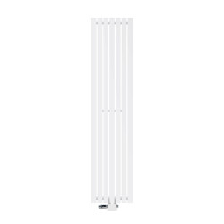 LuxeBath KOUPELNOVÝ radiátor Stella 370 × 1600 mm, bílý, s univerzálním ventilem