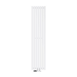 LuxeBath KOUPELNOVÝ radiátor Stella 370 × 1600 mm, bílý, s ventilem, rohové provedení