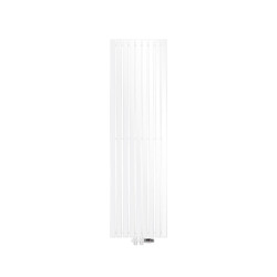 LuxeBath KOUPELNOVÝ radiátor Stella 480 × 1600 mm, bílý, s průchozím ventilem