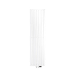 LuxeBath KOUPELNOVÝ radiátor Stella 480 x 1800 mm, bílý, s průchozím ventilem