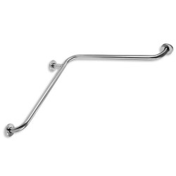 Madlo lomené s krytkami leštěná nerez R6690,44