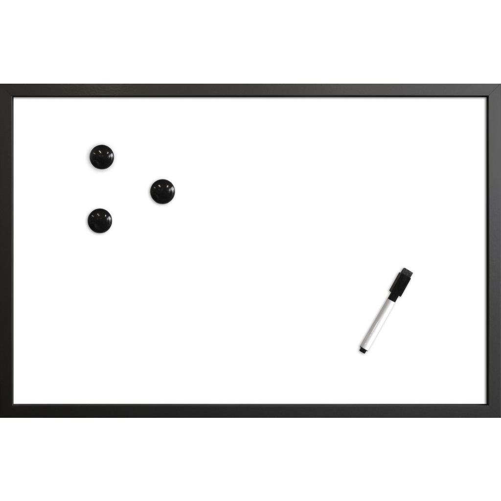 MAGNETICKÁ TABULE, dřevo, plast, 60/40/1,5 cm