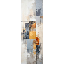 MALBA NA PLÁTNĚ, abstraktní, 30/80 cm