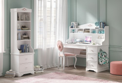 Malý studijní kout ballerina - bílá