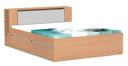 Manželská postel rea amy 31/160 - buk - výběr čela a lišt