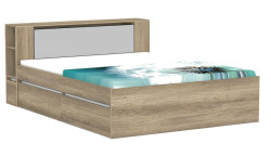 Manželská postel rea amy 31/160 - dub canyon - výběr čela a lišt