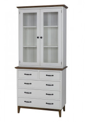 Masivní kredenc skn 08 - k09 přírodní borovice