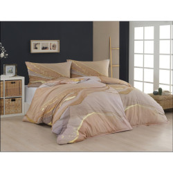 Matejovsky POVLEČENÍ, renforcé, krémová, zelená, tmavě modrá, 140/200 cm