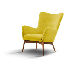 Materasso KŘESLO, dřevo, žlutá