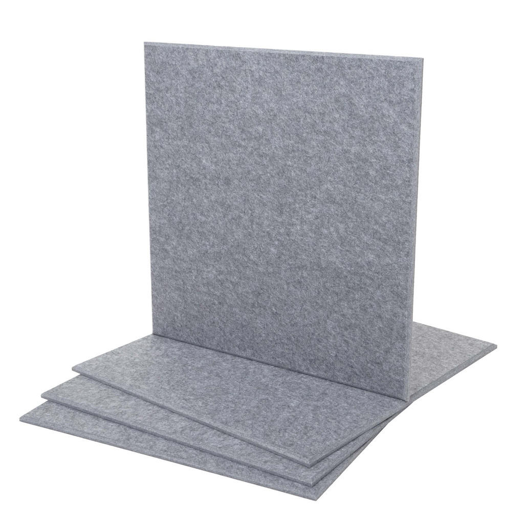 MCW AKUSTICKÝ STĚNNÝ PANEL Šedý – kompletní sada