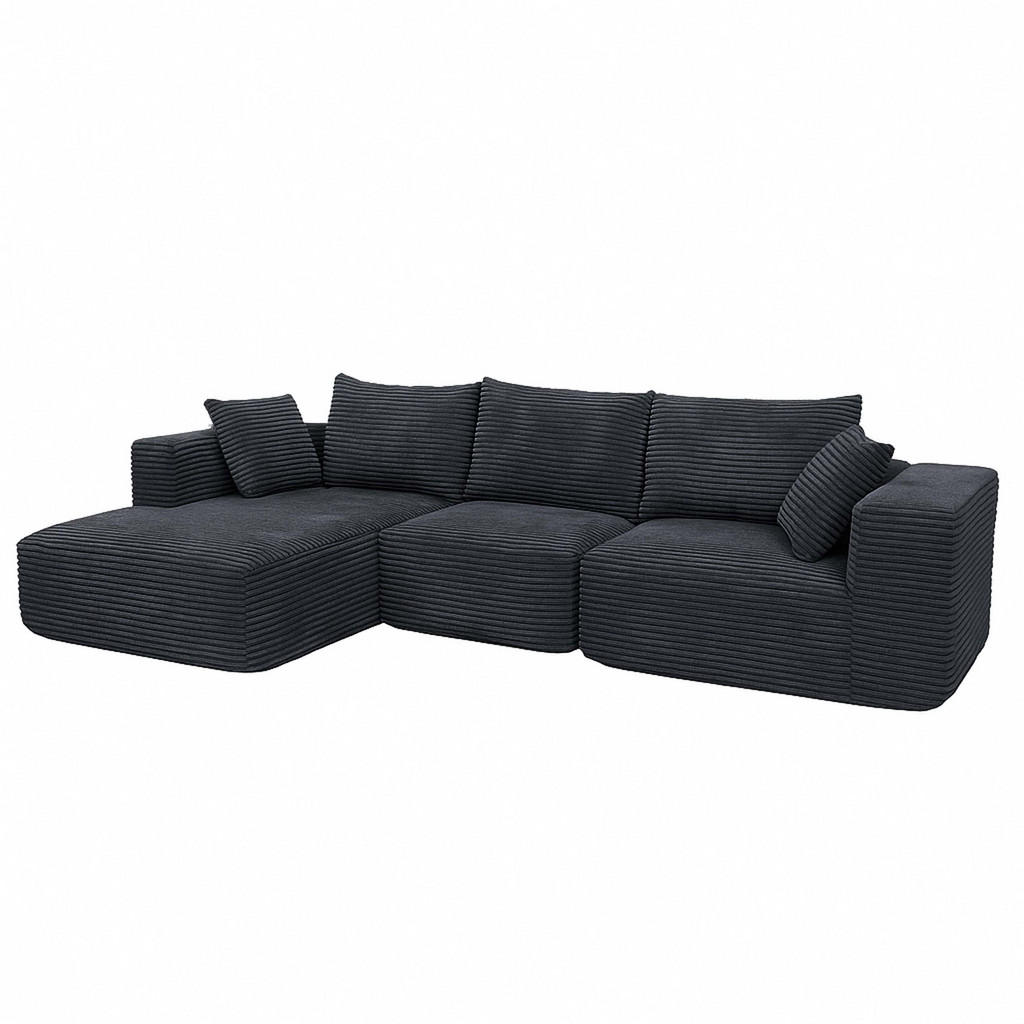 MCW SOFA SET Tmavě šedá