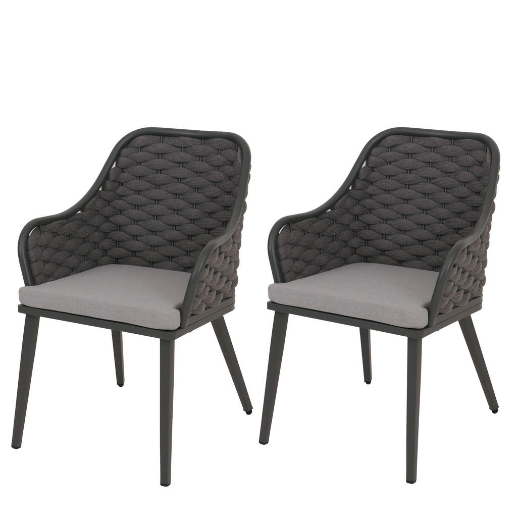 MCW ZAHRADNÍ ŽIDLE Antracitová, světle šedá
